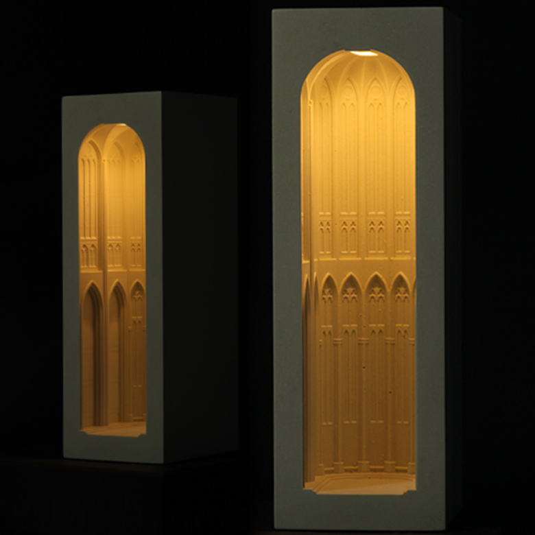 Veilleuse en béton de la cathédrale de Cologne