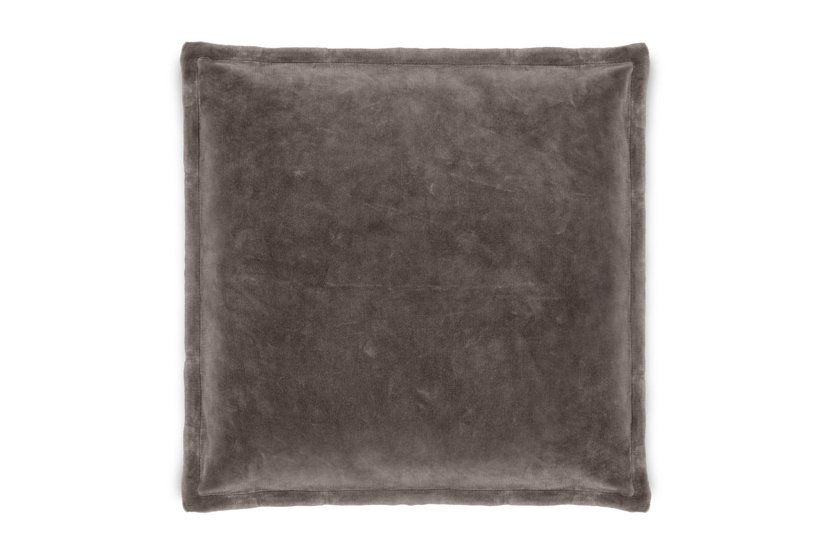 Housse de coussin en velours Dhara - Anthracite