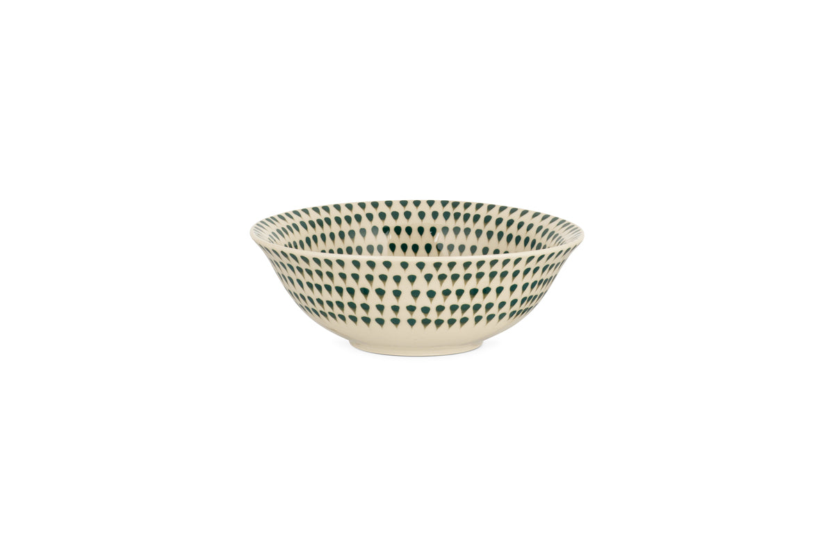 Service de table Juniper Drop – Crème et genévrier (lot de 12)