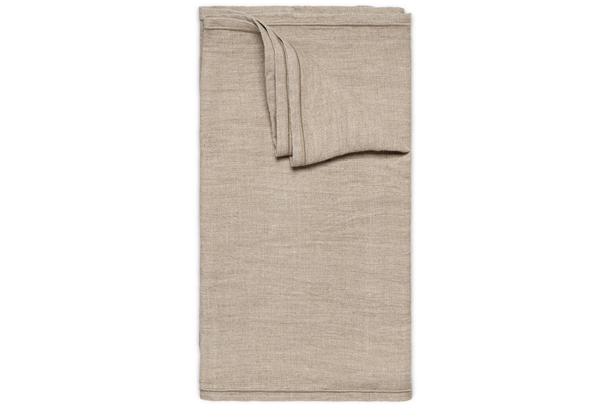 Tapis de passage en lin Junto - Naturel - Grand