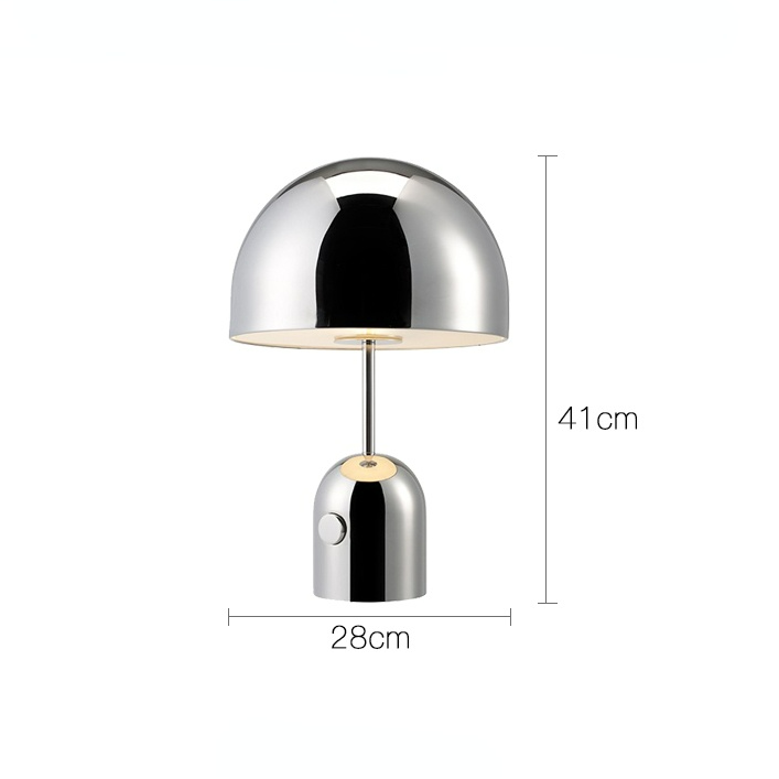 Lampe de table champignon en métal Kronburgh