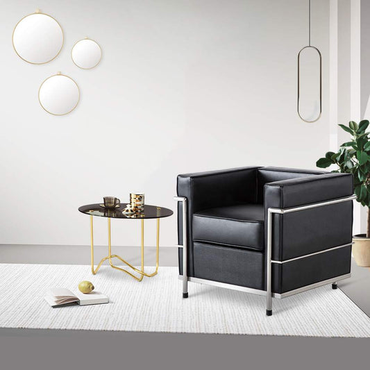 Canapé en cuir contemporain Chafin