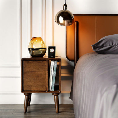 Table de chevet en bois massif Gloia 