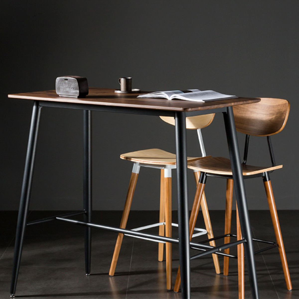 Table de bar industrielle Elkville 