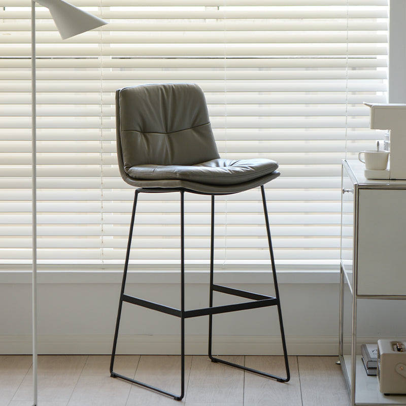 Tabouret de bar en métal Evelin (lot de 2) 