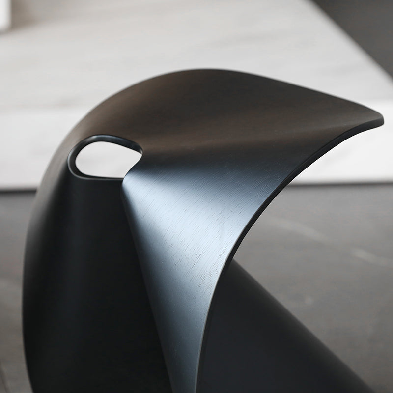 Tabouret court créatif en bois massif Bucholz 