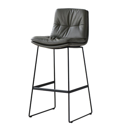 Tabouret de bar en métal Evelin (lot de 2) 