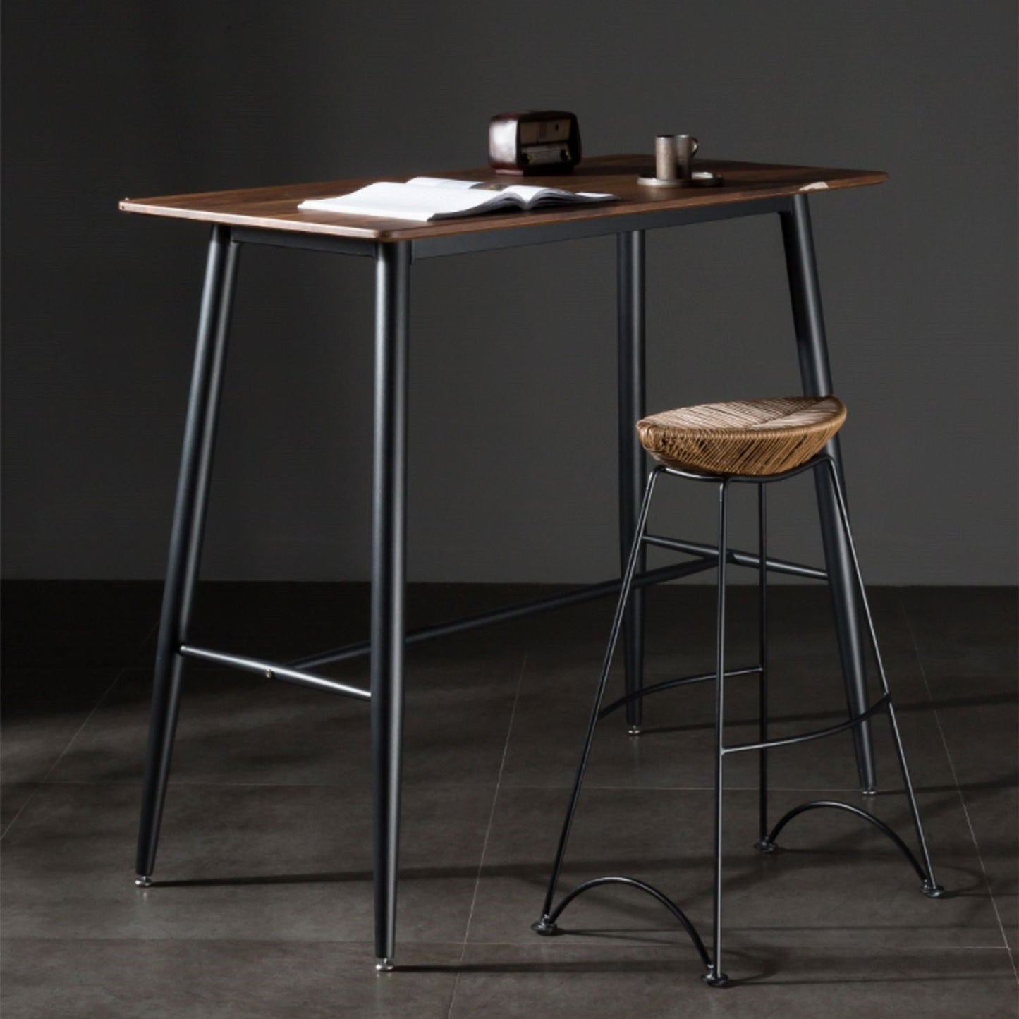 Table de bar industrielle Elkville 