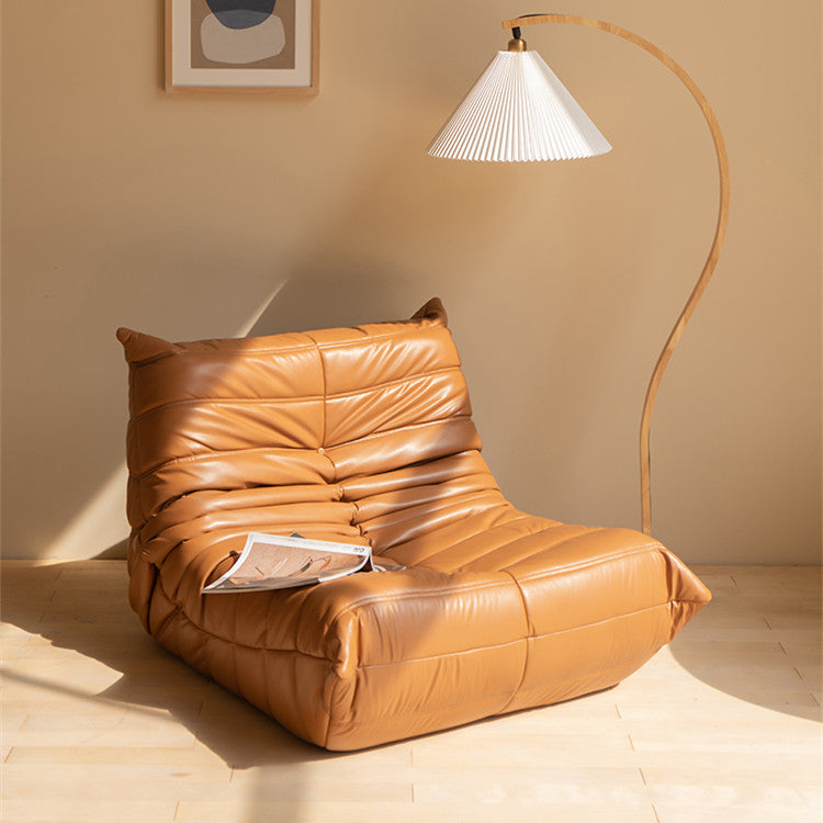 Fauteuil lounge en similicuir Kruska