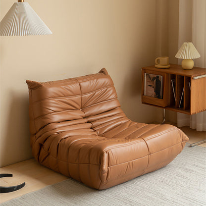 Fauteuil lounge en similicuir Kruska