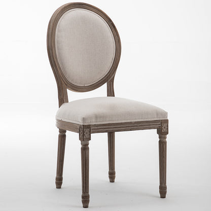 Chaise de salle à manger rétro française EMILIA Queen Ann