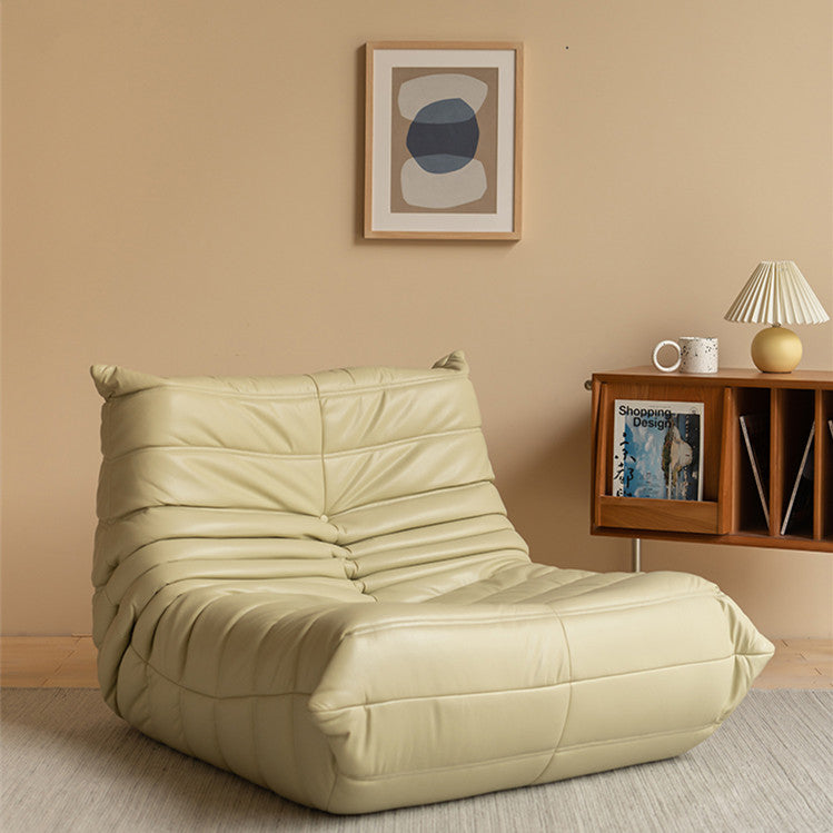 Fauteuil lounge en similicuir Kruska