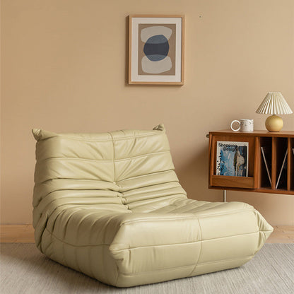 Fauteuil lounge en similicuir Kruska