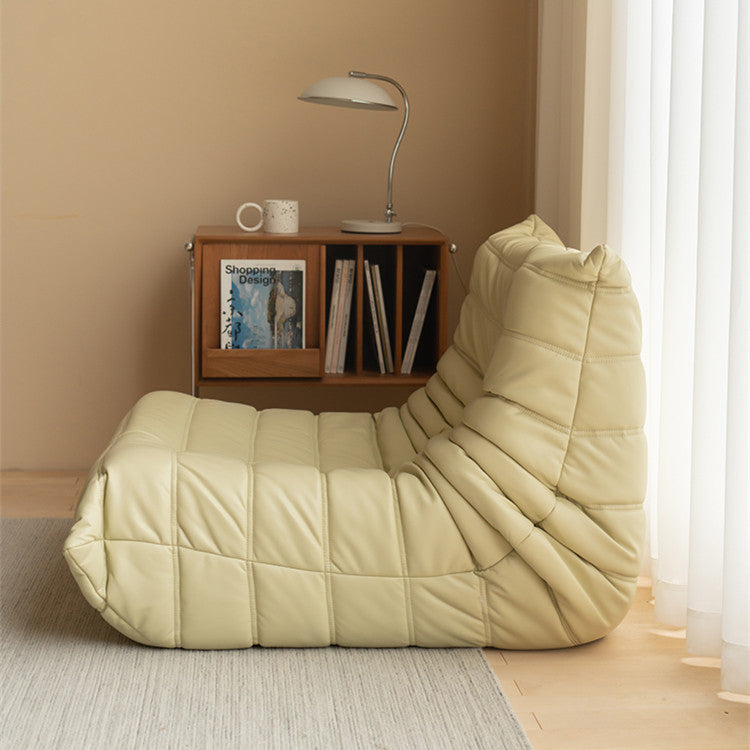 Fauteuil lounge en similicuir Kruska