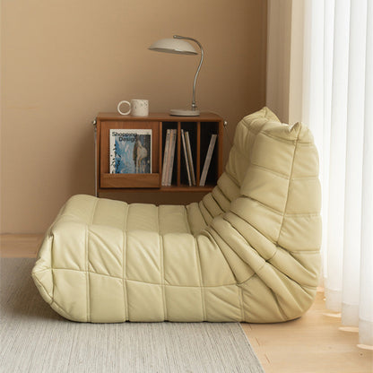 Fauteuil lounge en similicuir Kruska