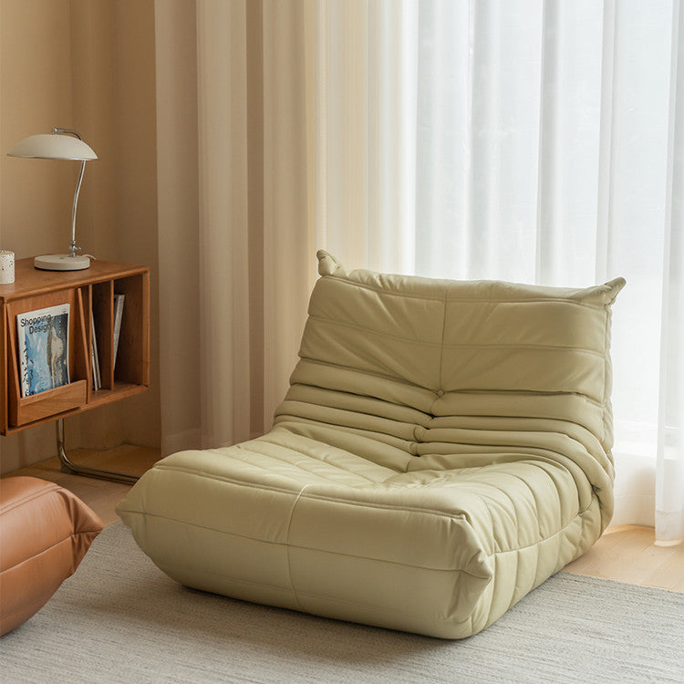 Fauteuil lounge en similicuir Kruska