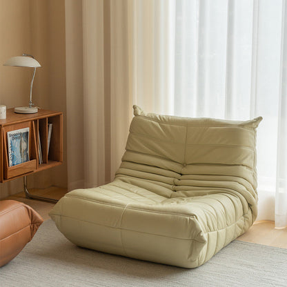 Fauteuil lounge en similicuir Kruska