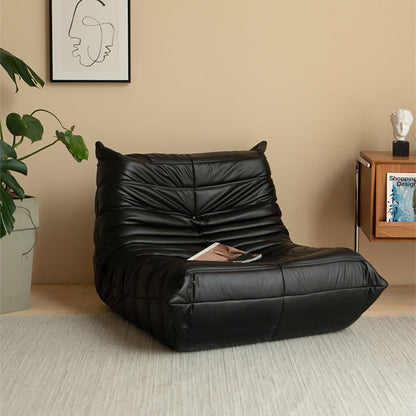 Fauteuil lounge en similicuir Kruska