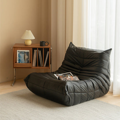 Fauteuil lounge en similicuir Kruska