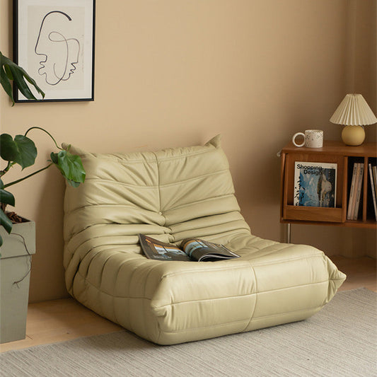 Fauteuil lounge en similicuir Kruska