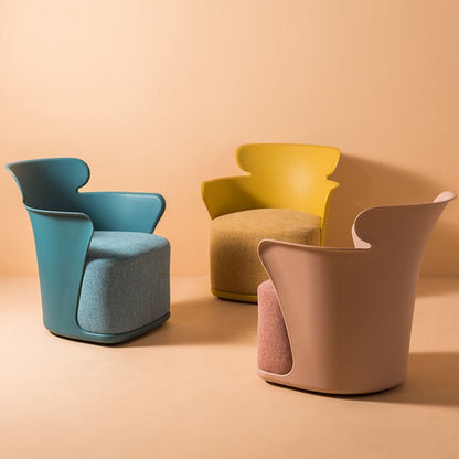 Fauteuil design capitonné Lilly 