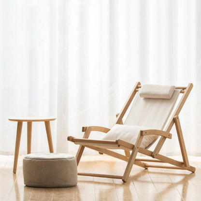 Chaise pliante en bois massif