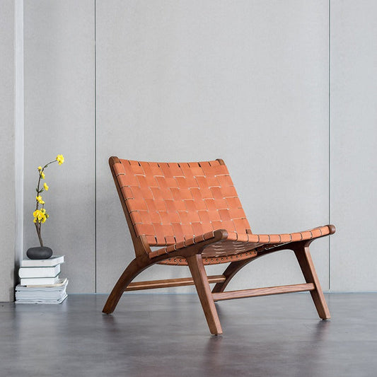 Chaise pliante en cuir Jaelyn 