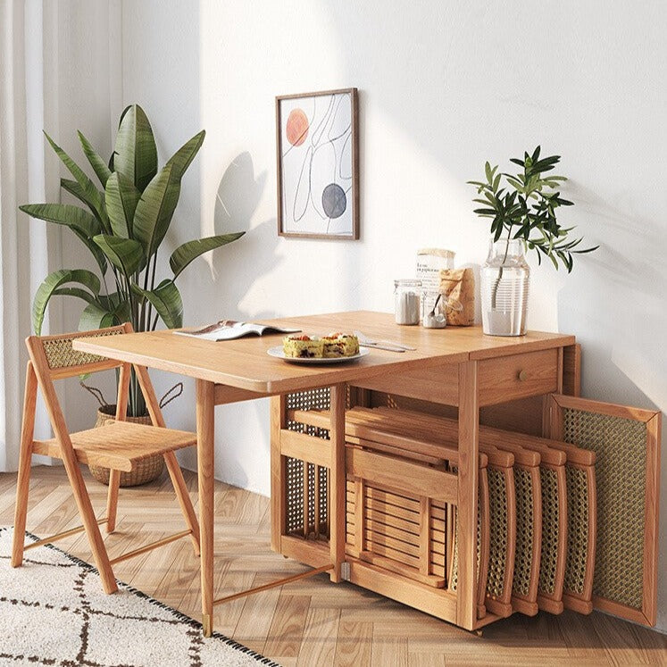 Ensemble table et chaises de salle à manger pliables Catuy