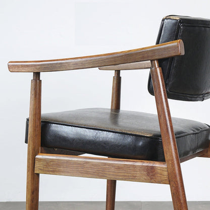 Fauteuil rembourré en bois massif Eastyle