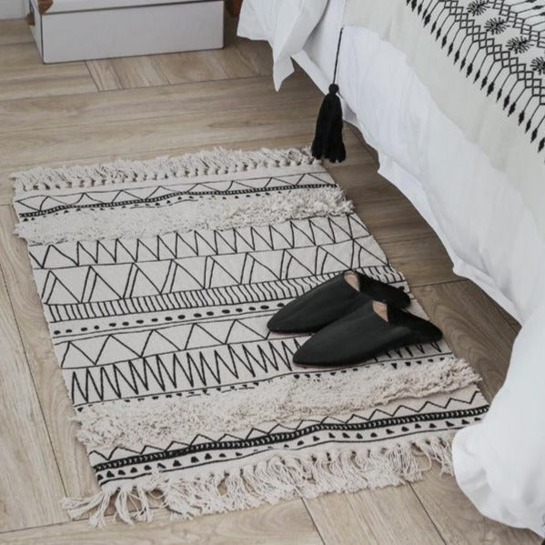 Tapis abstrait fait main Hurst