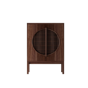 LENA SHERATON Armoire de rangement style chinois en orme ancien