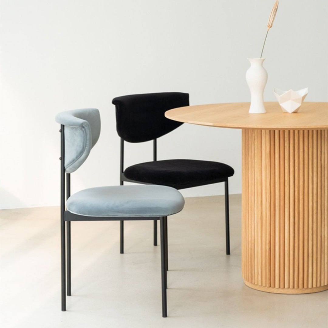 Table à manger ronde en bois massif Marie 