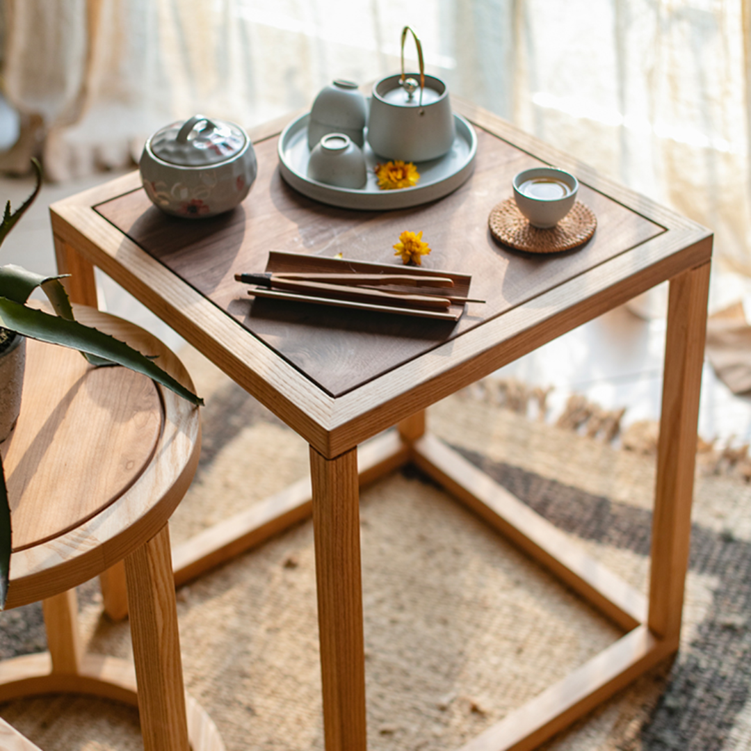 Table d'appoint Enrique en frêne