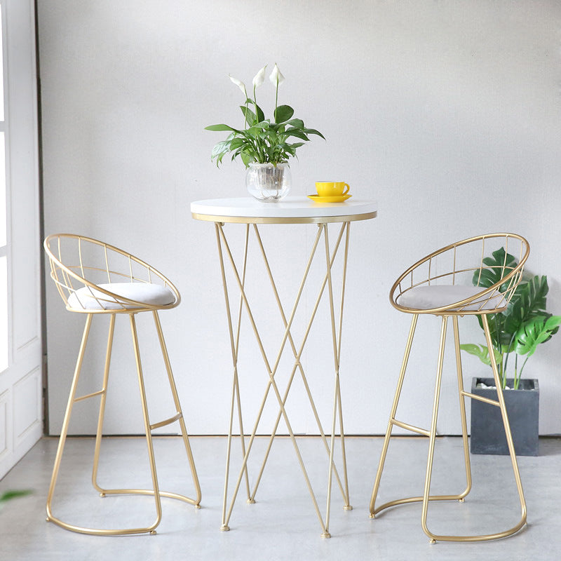 Tabouret de bar en métal Erika (lot de 2) 