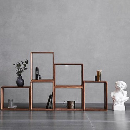 Bibliothèque/table d'appoint à transformation libre Lo Pan