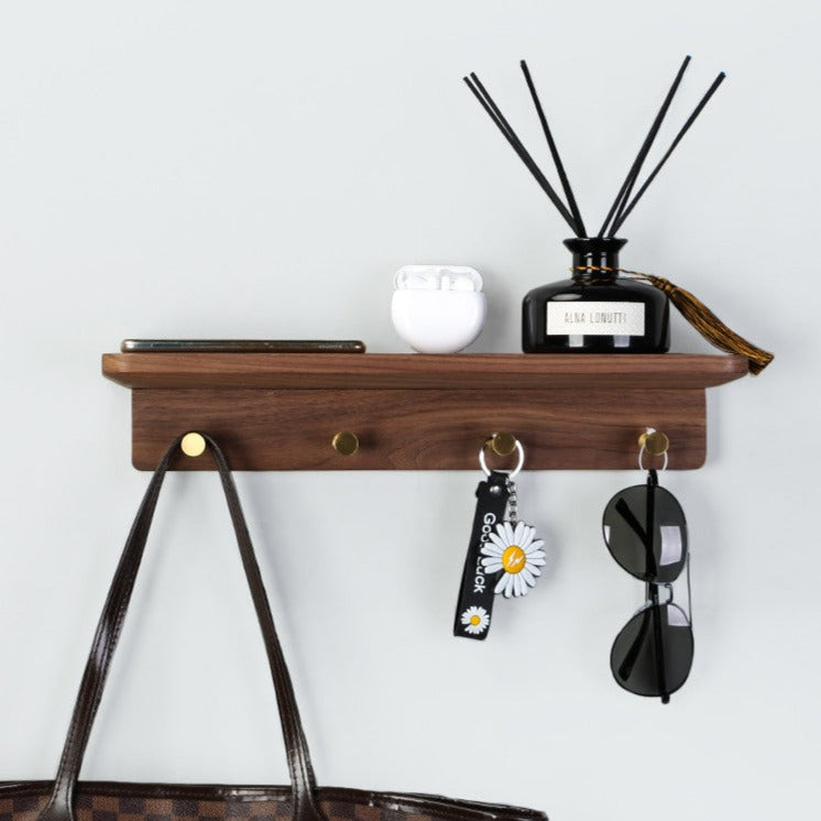 Patère en bois massif Amandra