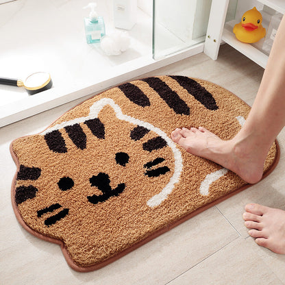 Tapis pour pattes de chaton couleur café
