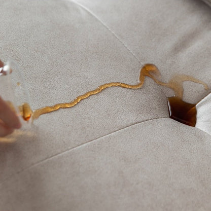 Canapé à accoudoirs carrés en similicuir Lesa