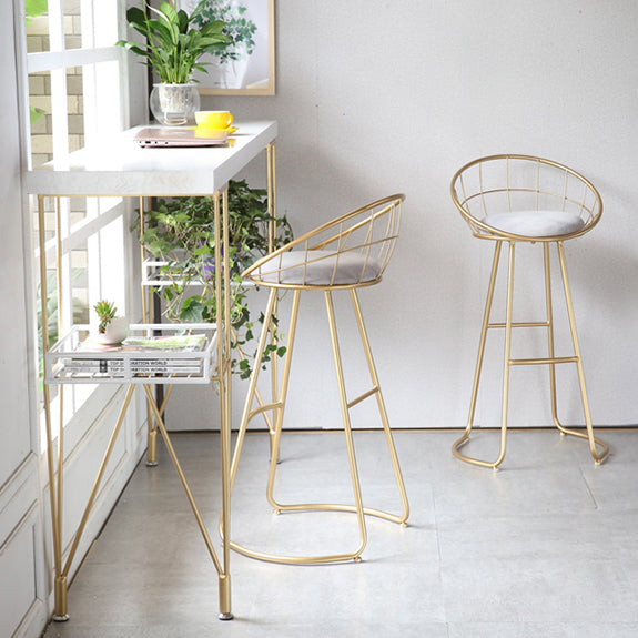 Tabouret de bar en métal Erika (lot de 2) 