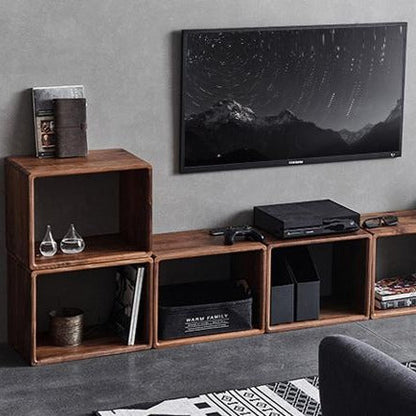 Bibliothèque/table d'appoint à transformation libre Lo Pan