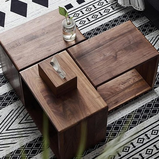 Bibliothèque/table d'appoint à transformation libre Lo Pan