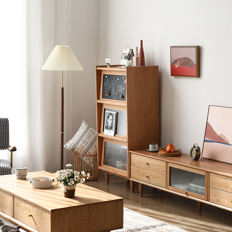 Bibliothèque et armoire en bois Hartman