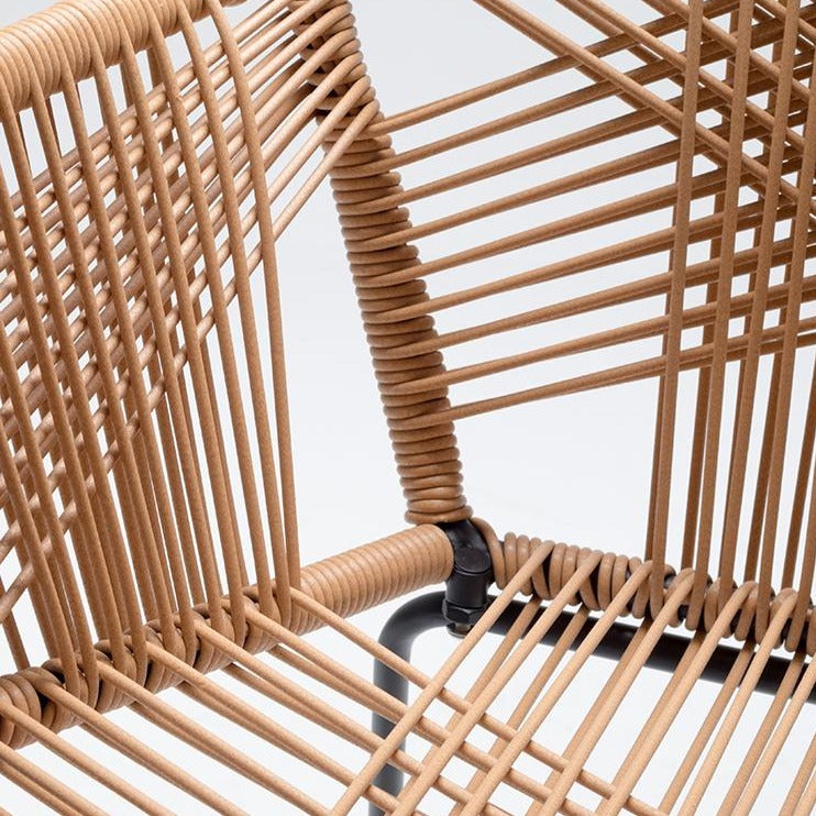 Chaise de salle à manger en rotin Boltz (ensemble de 2) 