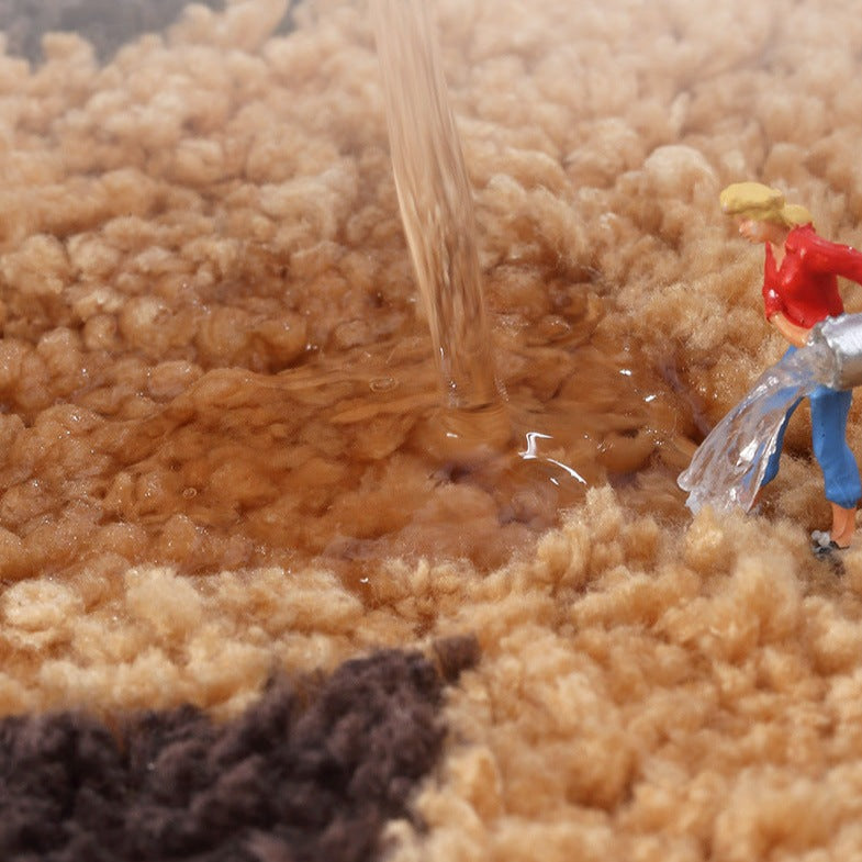 Tapis pour pattes de chaton couleur café