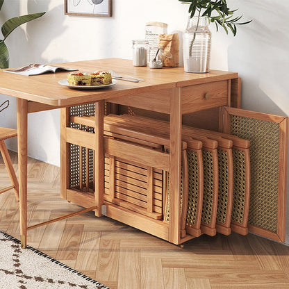 Ensemble table et chaises de salle à manger pliables Catuy