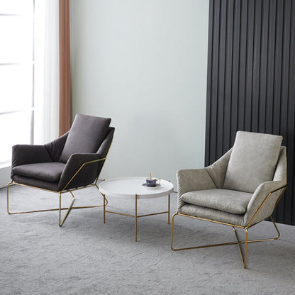 Fauteuil en cuir Hoboken