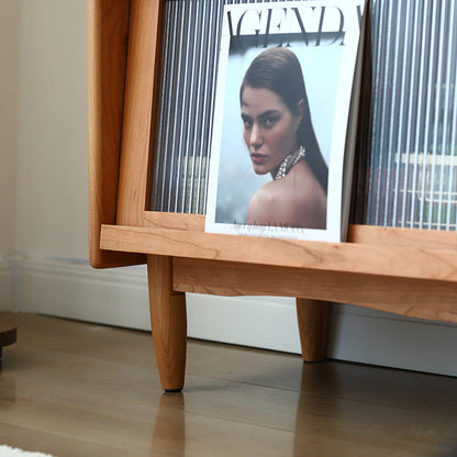 Bibliothèque et armoire en bois Hartman