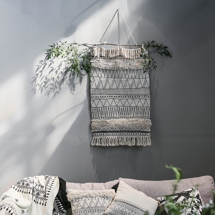 Tapis abstrait fait main Hurst