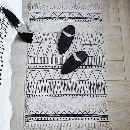 Tapis abstrait fait main Hurst