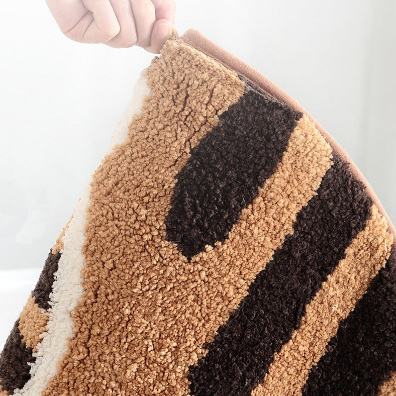 Tapis pour pattes de chaton couleur café